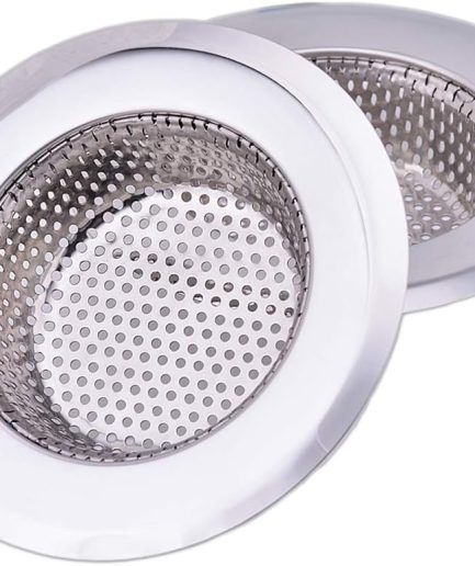 2 Pack Heavy Duty Kitchen Sink Basket Strainer