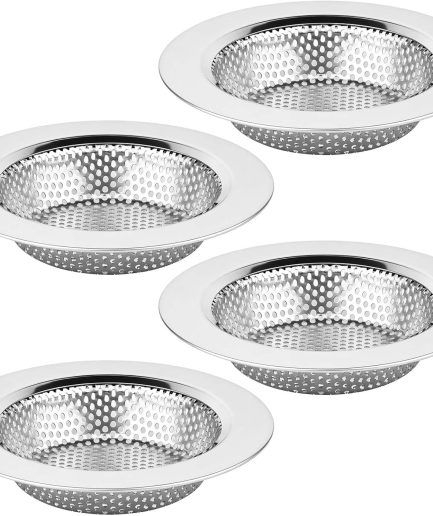 4 Pack Stainless Steel Sink Drain Strainer
