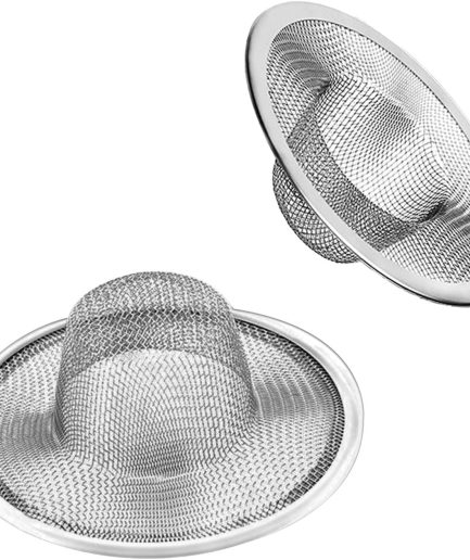 2Pcs Heavy Duty Stainless Steel Sink Strainer