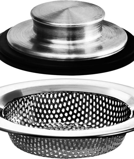2PCS Kitchen Sink Strainer and Stopper Set